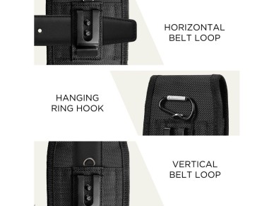 Capa Tech-Protect SM85 para smartphones de 5,8 a 6,8 polegadas - preta Capa Tech-Protect SM85 para smartphones de 5,8 a 6,8 polegadas - preta