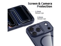 Tech-Protect MagMat MagSafe Case for iPhone 17 Pro - Transparent Navy Blue Tech-Protect MagMat MagSafe Case for iPhone 17 Pro - Transparent Navy Blue