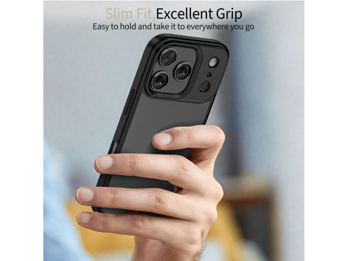 Tech-Protect MagMat Case for iPhone 17 Pro Max - Matte Black