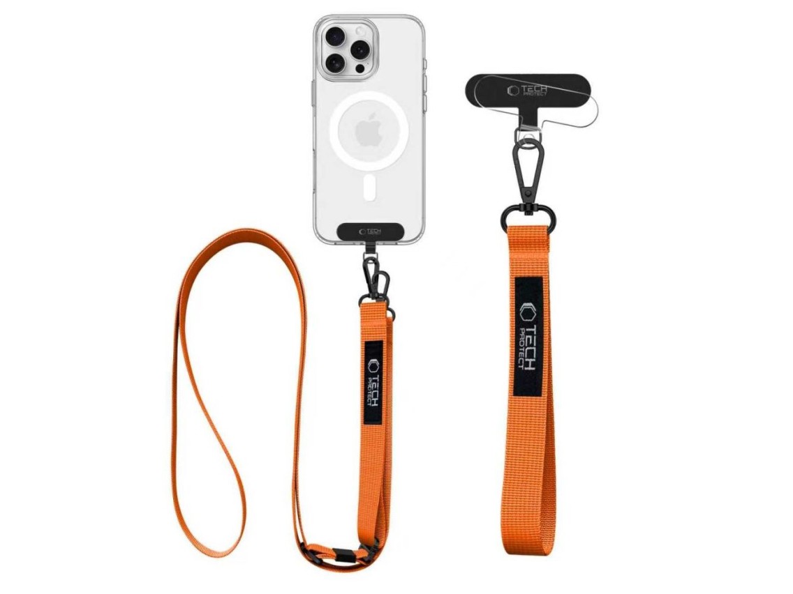 Tech-Protect C6S Rope Crossbody Leash - Orange