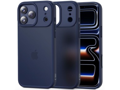 Funda Tech-Protect MagMat para iPhone 17 Pro - Azul marino mate Funda Tech-Protect MagMat para iPhone 17 Pro - Azul marino mate