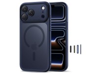 Capa Tech-Protect Magpeak Magsafe CC para iPhone 17 Pro Max - Azul Marinho Fosco Capa Tech-Protect Magpeak Magsafe CC para iPhone 17 Pro Max - Azul Marinho Fosco