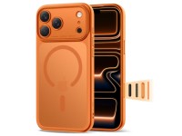 Capa Tech-Protect Magpeak MagSafe CC para iPhone 17 Pro - Laranja Capa Tech-Protect Magpeak MagSafe CC para iPhone 17 Pro - Laranja