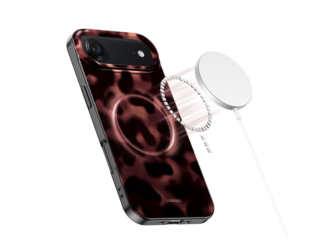 Funda Tech-Protect Lamano MagSafe para iPhone Air - Negra y roja