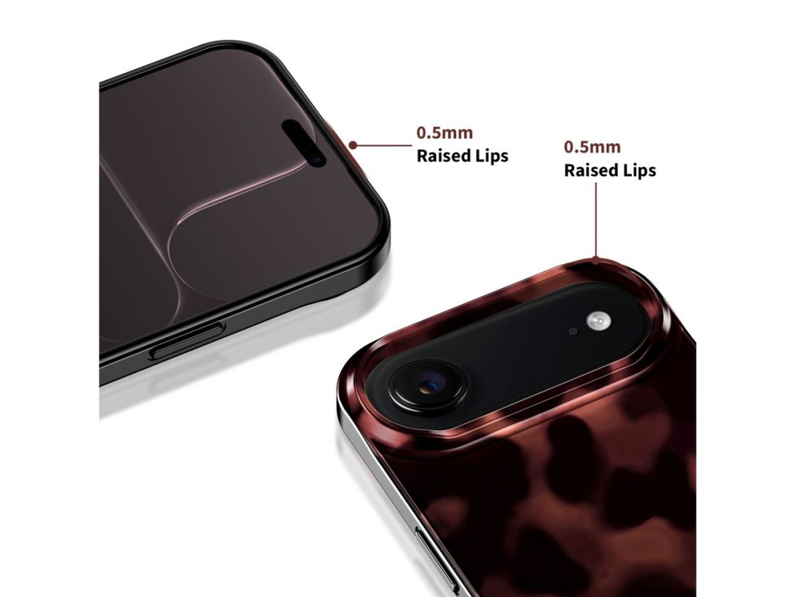 Funda Tech-Protect Lamano MagSafe para iPhone Air - Negra y roja