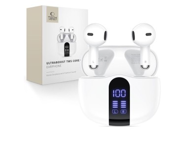 Fones de ouvido Tech-Protect UltraBoost TWS Core G2 - Branco