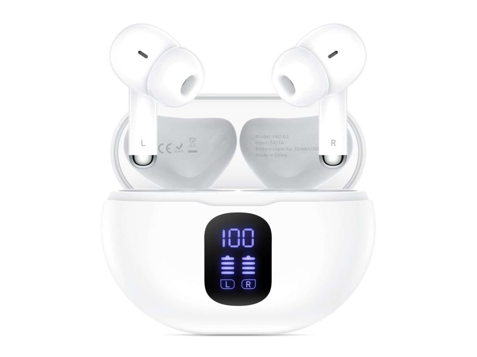 Tech-Protect UltraBoost TWS Pro G2 Headphones - White