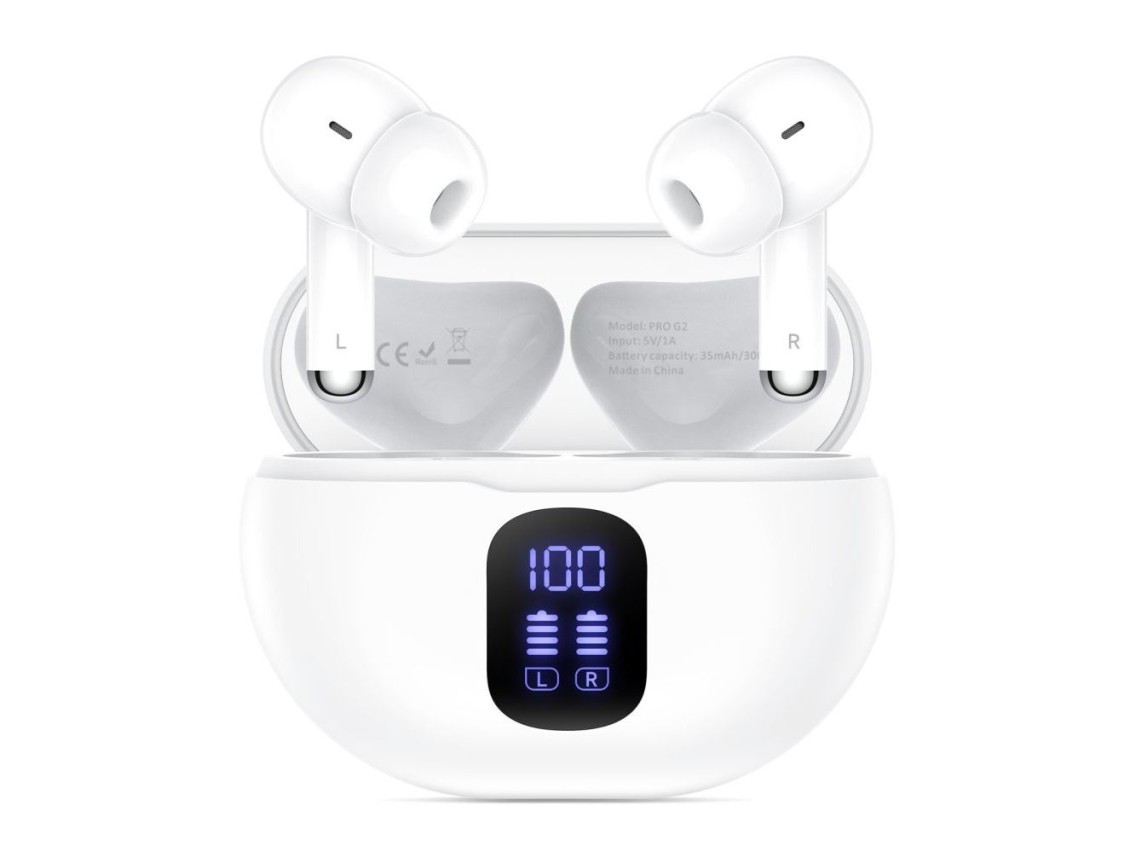 Tech-Protect UltraBoost TWS Pro G2 Headphones - White