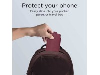 Capa Tech-Protect SM65 para smartphones de 6,0 a 6,9 polegadas - cor bordô Capa Tech-Protect SM65 para smartphones de 6,0 a 6,9 polegadas - cor bordô