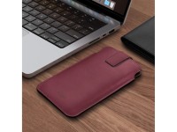 Capa Tech-Protect SM65 para smartphones de 6,0 a 6,9 polegadas - cor bordô Capa Tech-Protect SM65 para smartphones de 6,0 a 6,9 polegadas - cor bordô