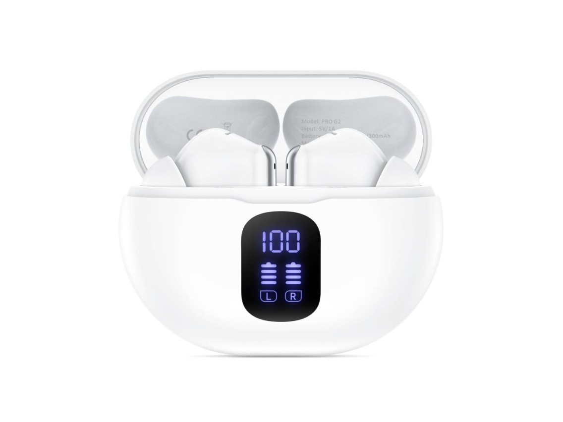 Tech-Protect UltraBoost TWS Pro G2 Headphones - White