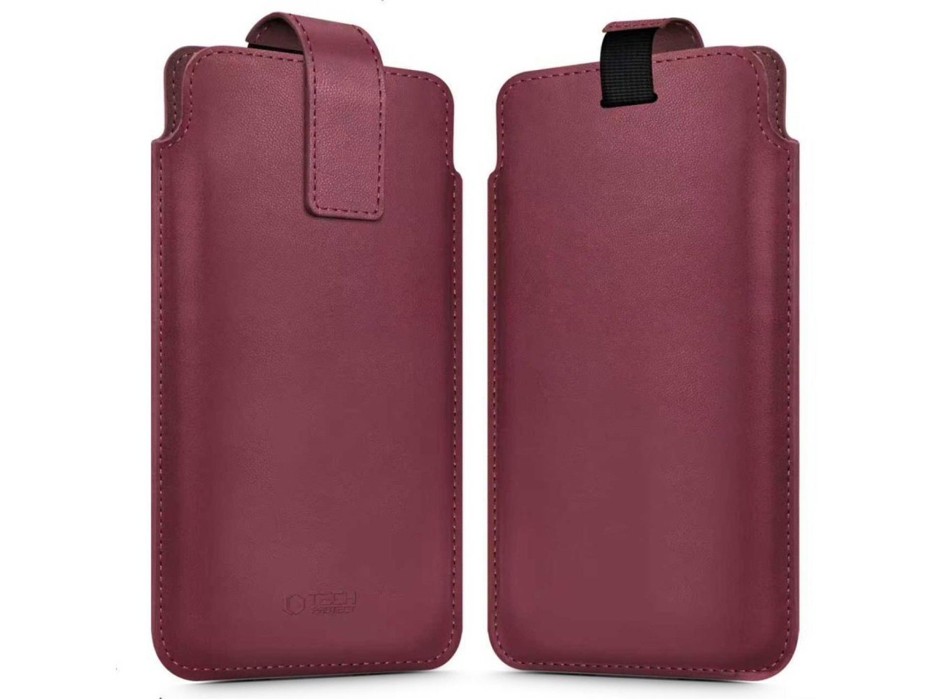 Capa Tech-Protect SM65 para smartphones de 6,0 a 6,9 polegadas - cor bordô