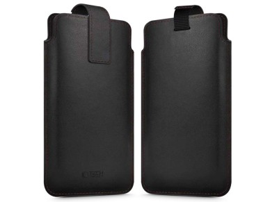 Capa Tech-Protect SM65 para smartphones de 6,0 a 6,9 polegadas - preta e vermelha Capa Tech-Protect SM65 para smartphones de 6,0 a 6,9 polegadas - preta e vermelha