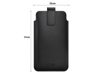 Capa Tech-Protect SM65 para smartphones de 6,0 a 6,9 polegadas - preta e vermelha Capa Tech-Protect SM65 para smartphones de 6,0 a 6,9 polegadas - preta e vermelha