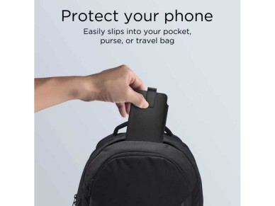 Capa Tech-Protect SM65 para smartphones de 6,0 a 6,9 polegadas - preta e vermelha Capa Tech-Protect SM65 para smartphones de 6,0 a 6,9 polegadas - preta e vermelha