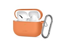 Capa Tech-Protect de silicone com gancho para AirPods Pro - laranja Capa Tech-Protect de silicone com gancho para AirPods Pro - laranja