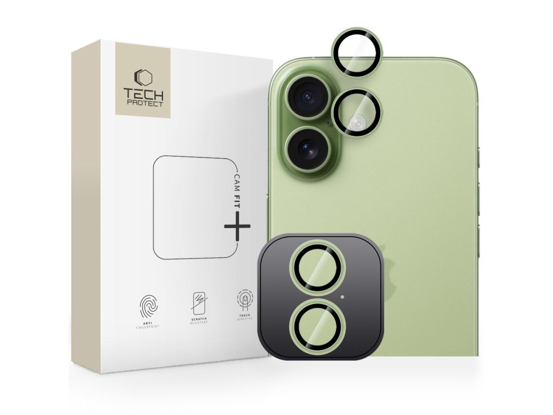 Funda protectora Tech-Protect Camring Fit+ para iPhone 17 - Verde