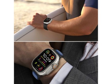 Pulseira Tech-Protect IconBand Line para Apple Watch 44/45/46/49 mm - Preta