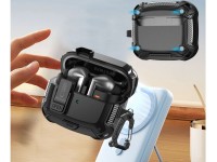 Tech-Protect Silicone Hook Case for Samsung Galaxy Buds 3 / 3 FE / 3 Pro - Black Tech-Protect Silicone Hook Case for Samsung Galaxy Buds 3 / 3 FE / 3 Pro - Black