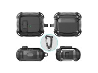 Tech-Protect Silicone Hook Case for Samsung Galaxy Buds 3 / 3 FE / 3 Pro - Black Tech-Protect Silicone Hook Case for Samsung Galaxy Buds 3 / 3 FE / 3 Pro - Black