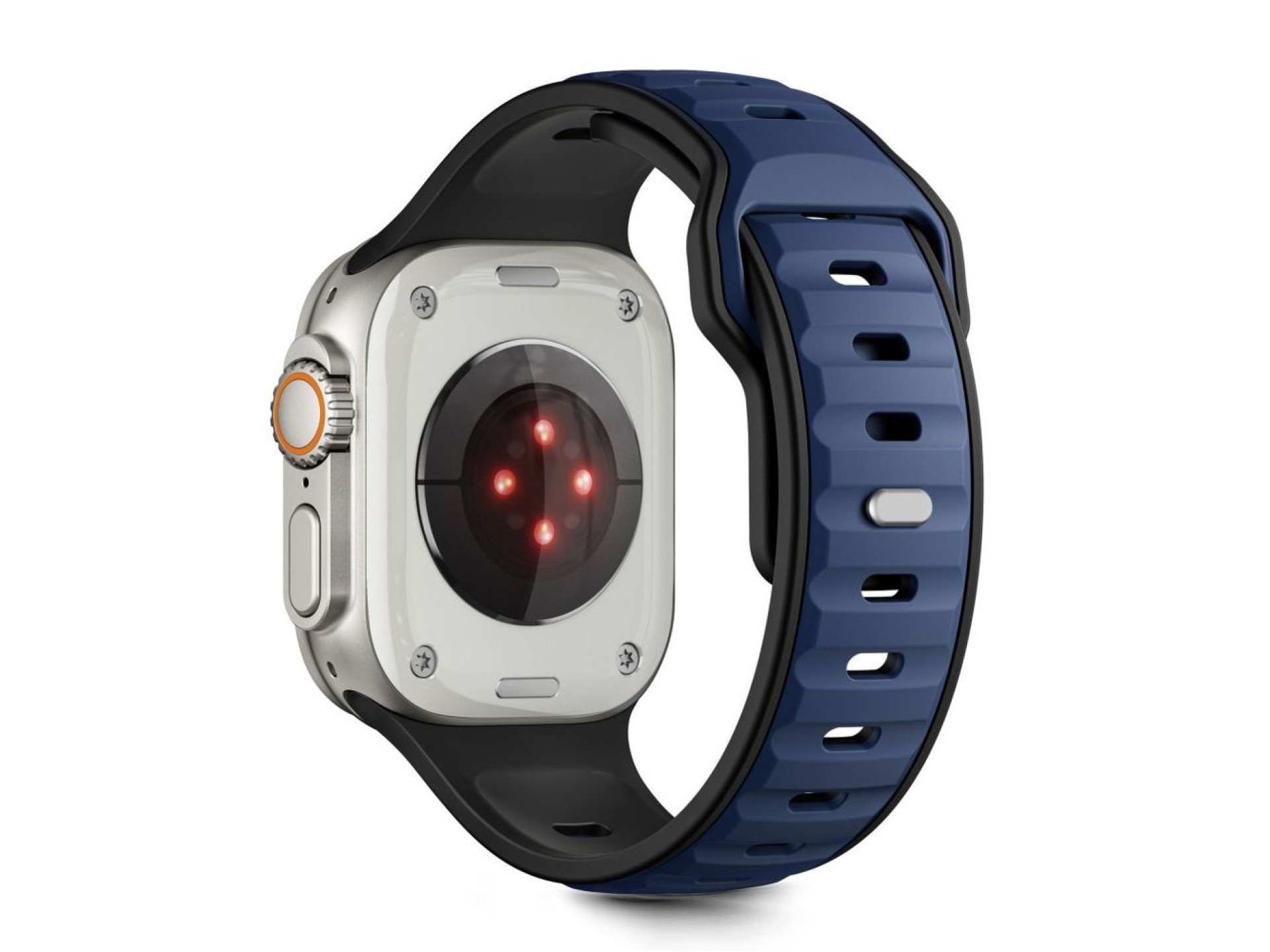 Tech-Protect IconBand Line Strap for Apple Watch 44 / 45 / 46 / 49 mm - Black and Navy Blue
