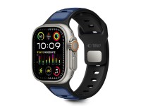 Tech-Protect IconBand Line Strap for Apple Watch 44 / 45 / 46 / 49 mm - Black and Navy Blue