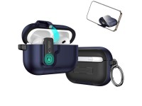 Capa Tech-Protect Slim Hook para AirPods Pro 3 - Azul Marinho