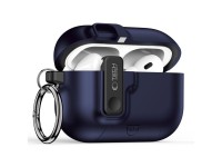 Capa Tech-Protect Slim Hook para AirPods Pro 3 - Azul Marinho