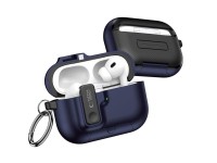 Capa Tech-Protect Slim Hook para AirPods Pro 3 - Azul Marinho