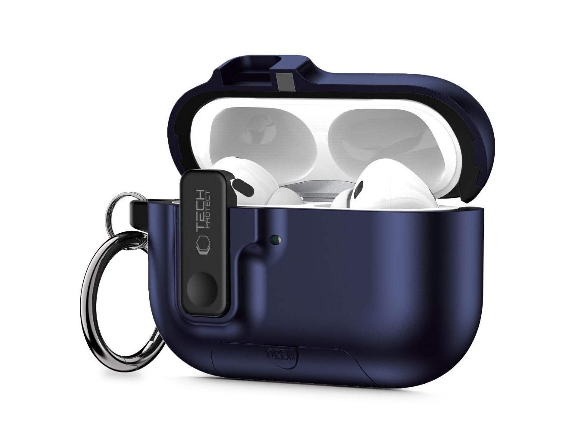 Capa Tech-Protect Slim Hook para AirPods Pro 3 - Azul Marinho