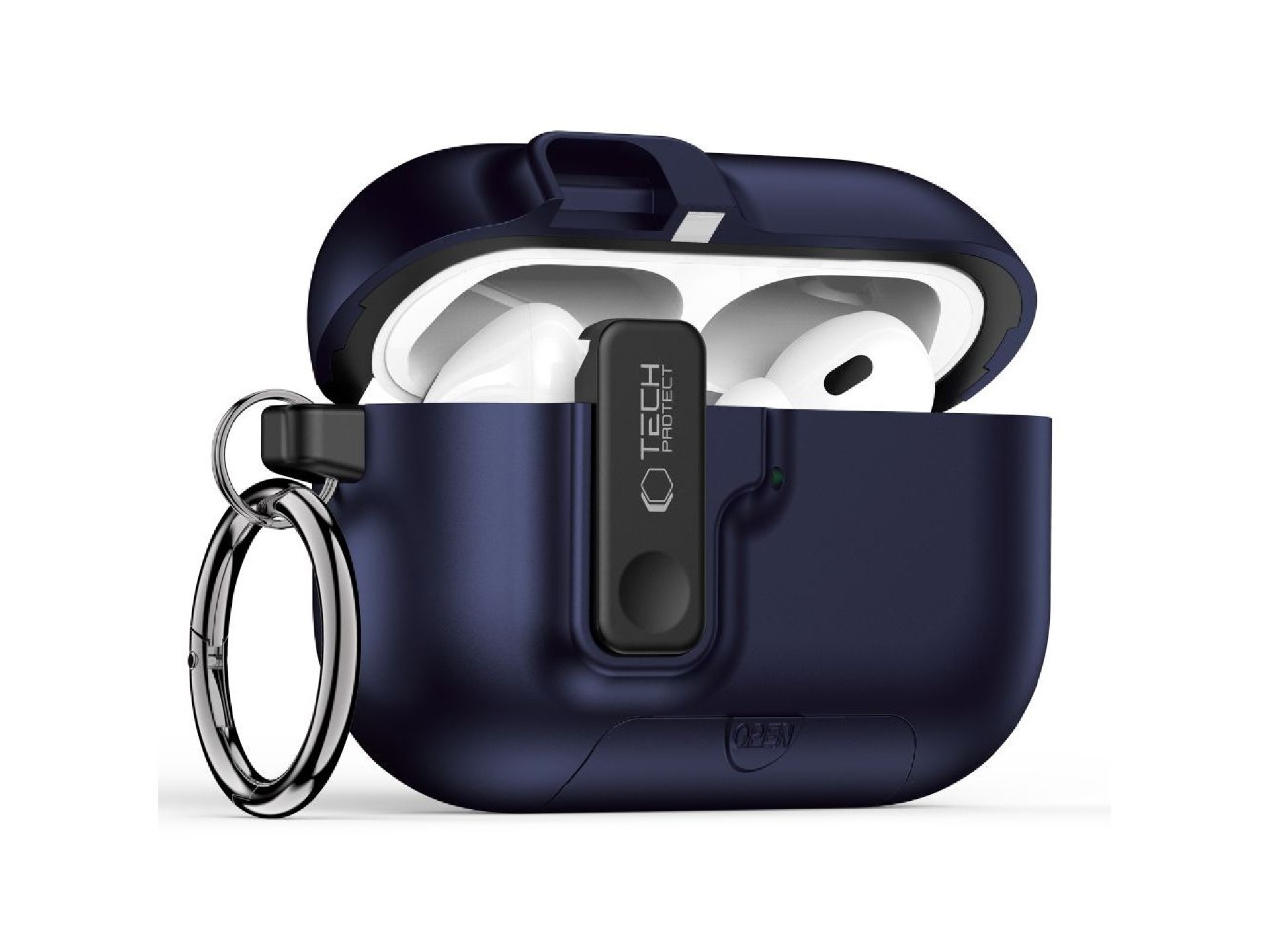 Capa Tech-Protect Slim Hook para AirPods Pro 3 - Azul Marinho