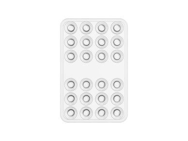 Techancy Suporte com Ventosas de Silicone TZ6303 Forte Aderencia Reutilizavel Estavel Antiderrapante