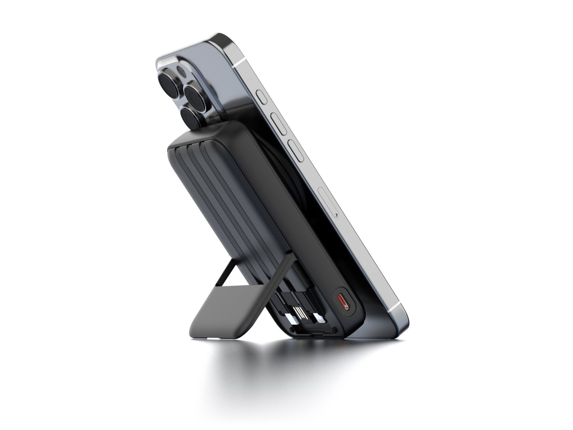 Techancy Power Bank Magnetico Sem Fios 10000mAh TF2804 15W Wireless 22.5W Carregamento Rapido com Su