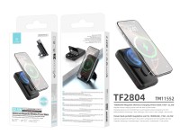 Techancy Power Bank Magnetico Sem Fios 10000mAh TF2804 15W Wireless 22.5W Carregamento Rapido com Su Techancy Power Bank Magnetico Sem Fios 10000mAh TF2804 15W Wireless 22.5W Carregamento Rapido com Su
