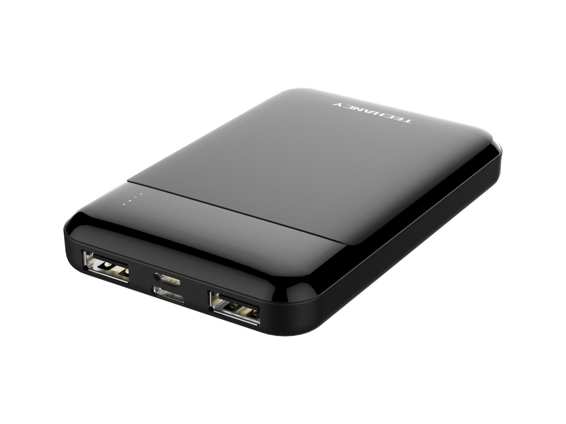 Mini batería externa Techancy de 5000 mAh TF2803 con carga rápida de 10 W, compacta y con protección