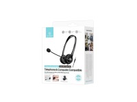Techancy Auricular Binaural com Fio 3.5mm TH5233 com Microfone Cancelamento de Ruido para Call Cente Techancy Auricular Binaural com Fio 3.5mm TH5233 com Microfone Cancelamento de Ruido para Call Cente