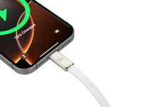 Techancy Cabo de Dados USB C para USB C 60W TB1804 Carregamento Rapido PD Trancado Resistente para T