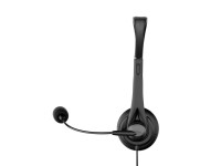 Techancy Auricular Unilateral com Fio 3.5mm TH5232 com Microfone Cancelamento de Ruido para Call Cen Techancy Auricular Unilateral com Fio 3.5mm TH5232 com Microfone Cancelamento de Ruido para Call Cen