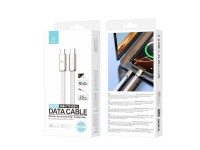 Techancy Cabo de Dados USB C para USB C 60W TB1804 Carregamento Rapido PD Trancado Resistente para T