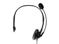 Techancy Auricular Unilateral com Fio 3.5mm TH5232 com Microfone Cancelamento de Ruido para Call Cen Techancy Auricular Unilateral com Fio 3.5mm TH5232 com Microfone Cancelamento de Ruido para Call Cen
