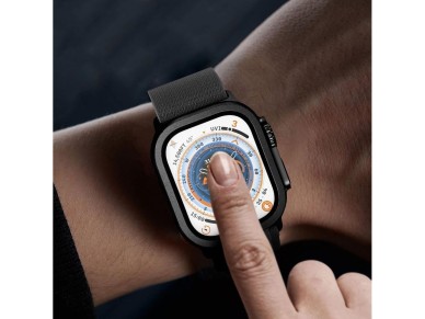 Anillo de cristal Tech-Protect (paquete de 2) para Apple Watch Ultra de 49 mm - Titanio