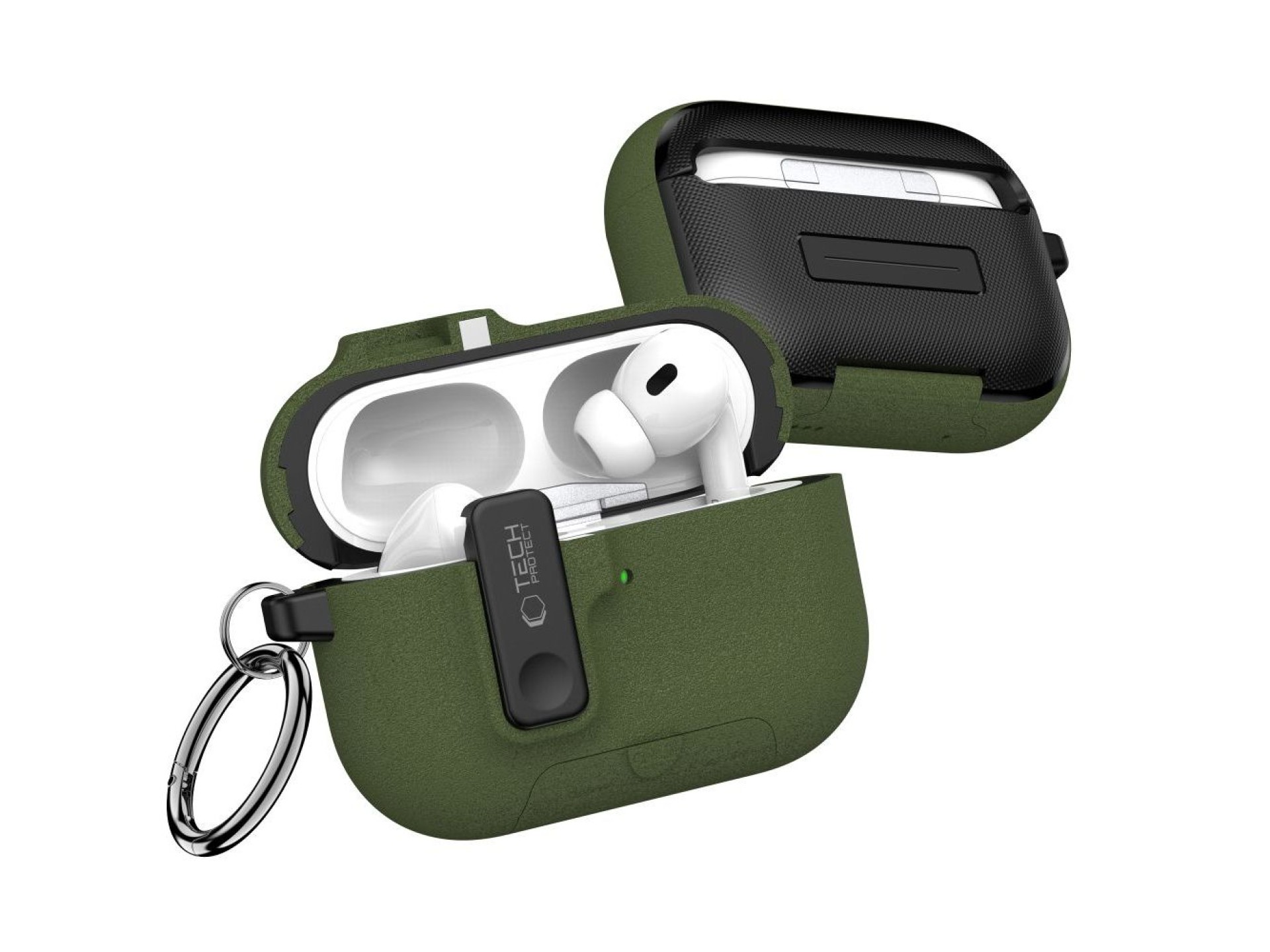 Capa Tech-Protect Slim Hook para AirPods Pro 3 - Verde