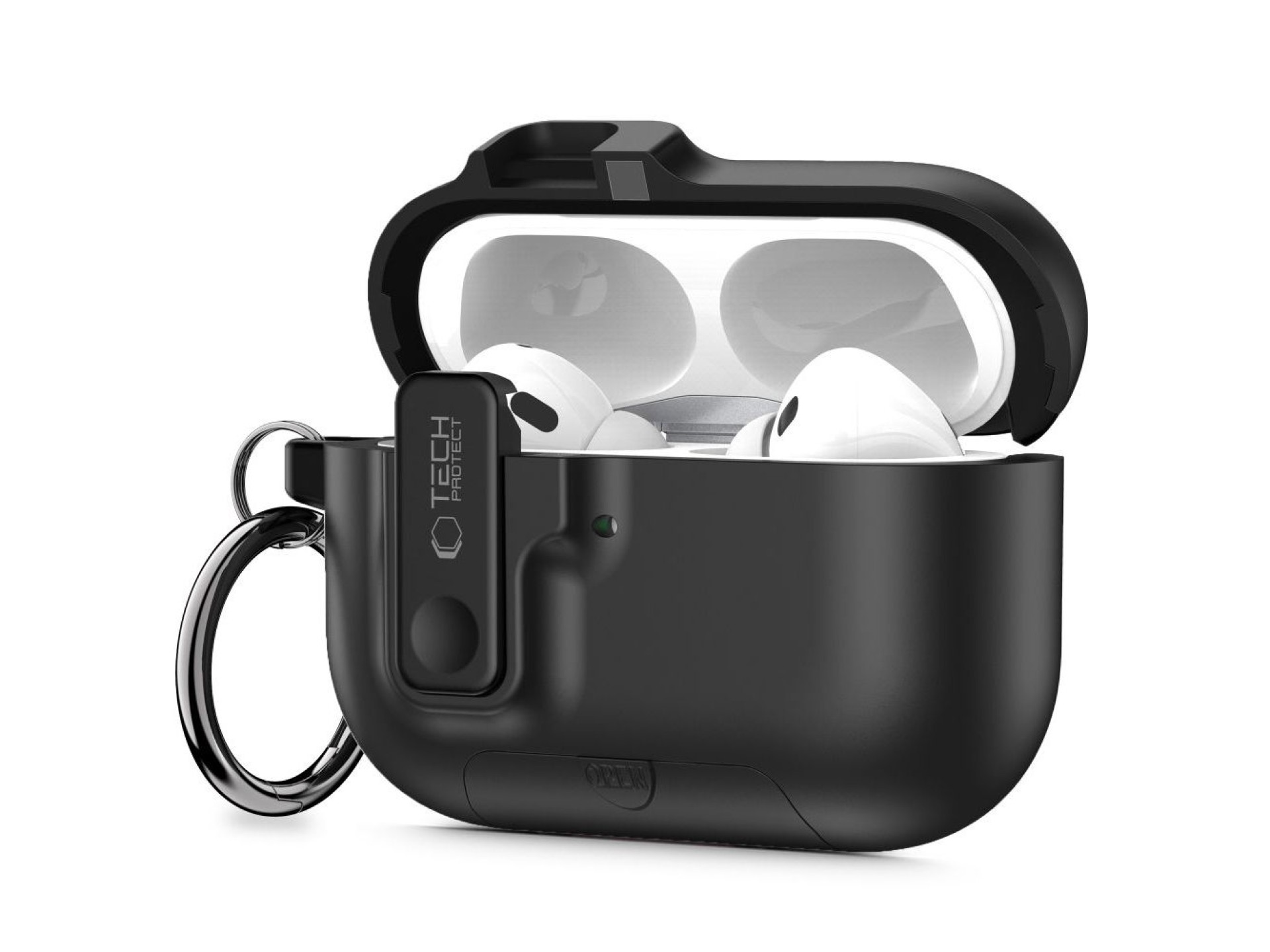 Funda Tech-Protect Slim Hook para AirPods Pro 3 - Negra