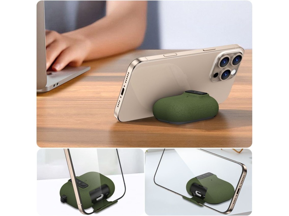 Capa Tech-Protect Slim Hook para AirPods Pro 3 - Verde