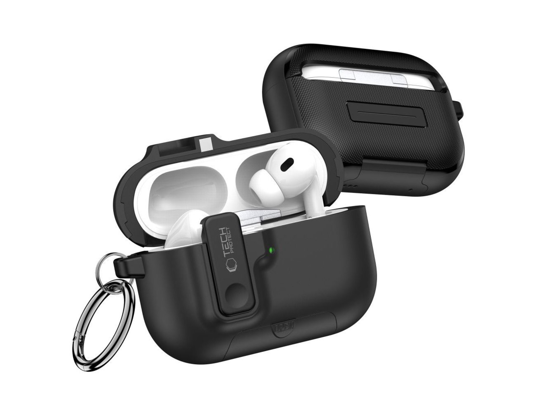 Funda Tech-Protect Slim Hook para AirPods Pro 3 - Negra