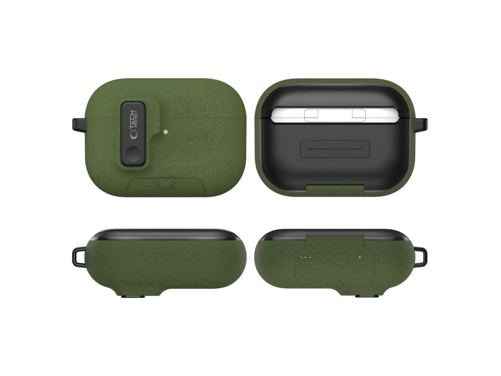 Capa Tech-Protect Slim Hook para AirPods Pro 3 - Verde