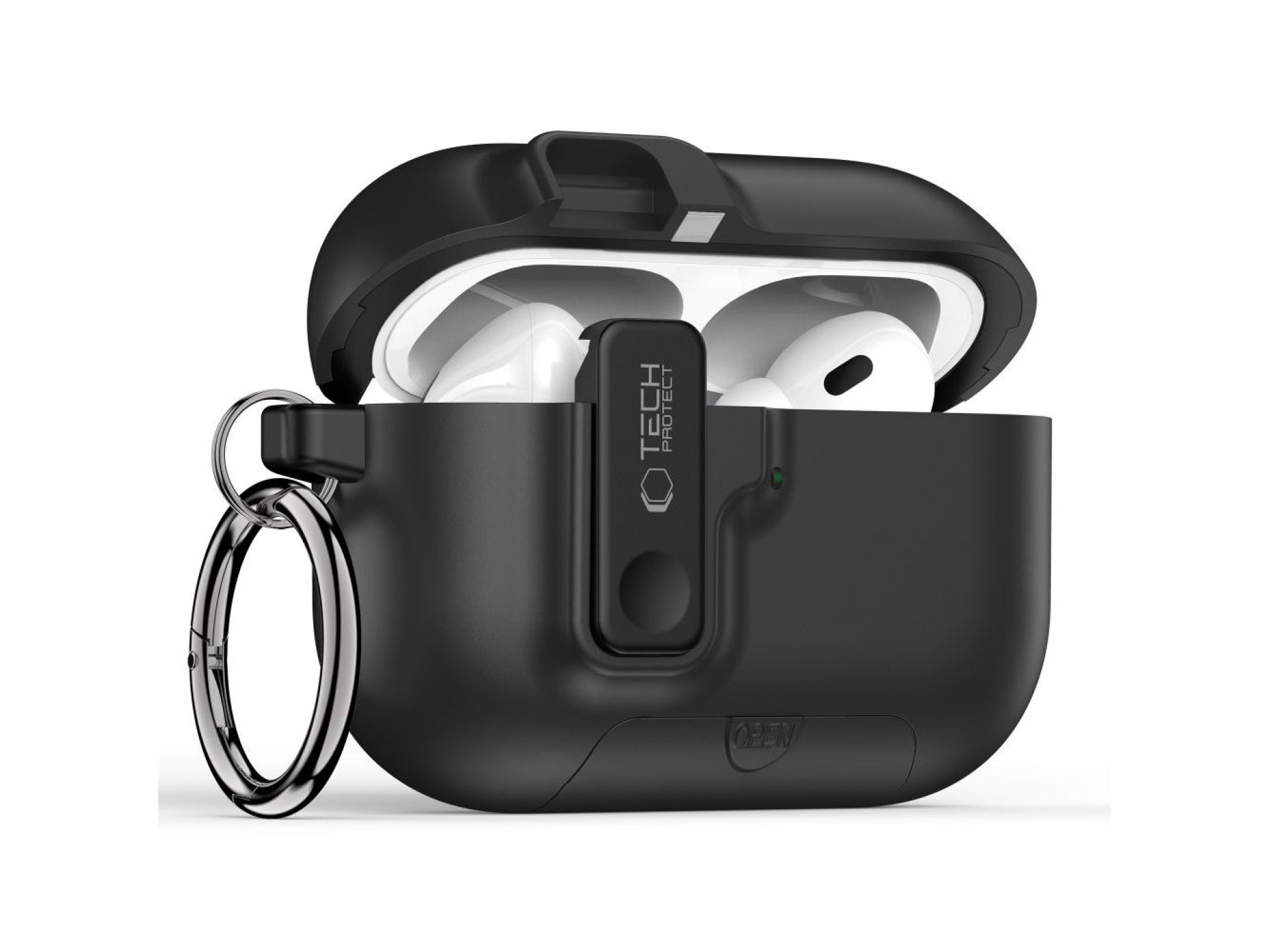 Funda Tech-Protect Slim Hook para AirPods Pro 3 - Negra