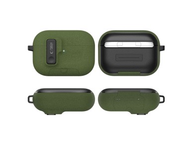 Funda Tech-Protect Slim Hook para AirPods Pro 3 - Verde