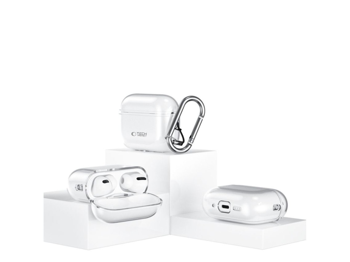 Capa Tech-Protect FlexAir para AirPods Pro - Transparente