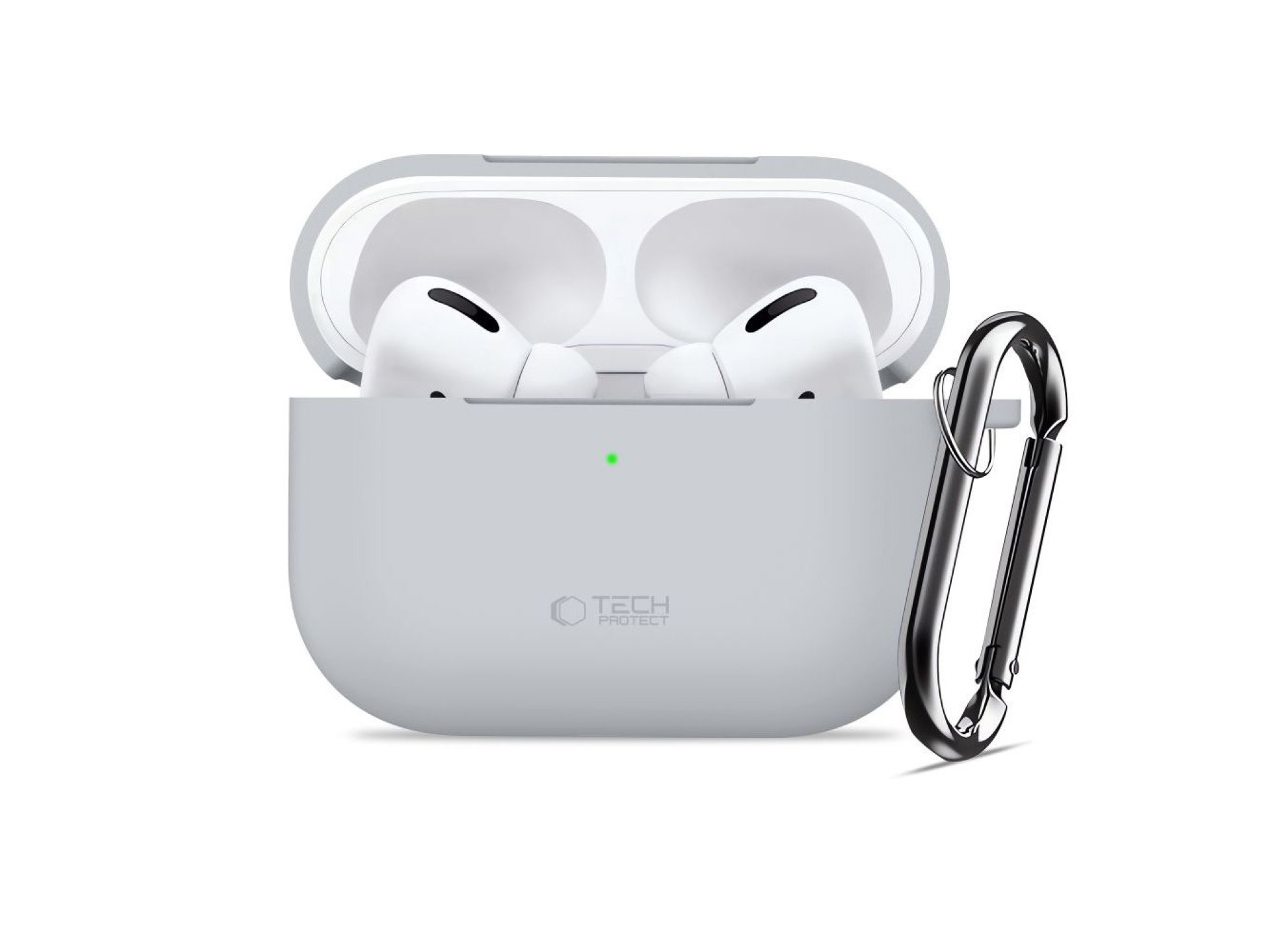 Tech-Protect Silicone Hook Case for AirPods Pro - Gray